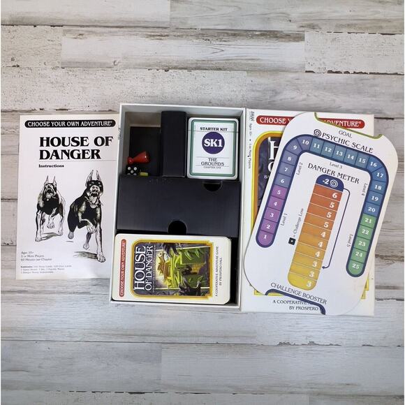 Choose Your Own Adventure Board Game House of Danger 2018 Excellent Condition - Picture 2 of 3